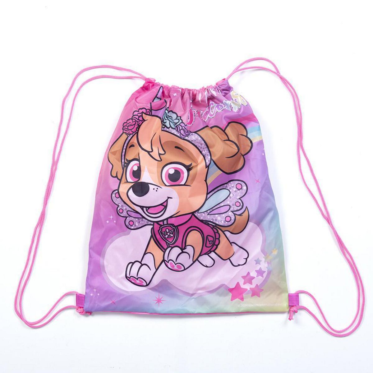 MASHINI - Toalla Playa con Bolso 70x140 cm + 33x42 cm Paw Patrol Unicornio