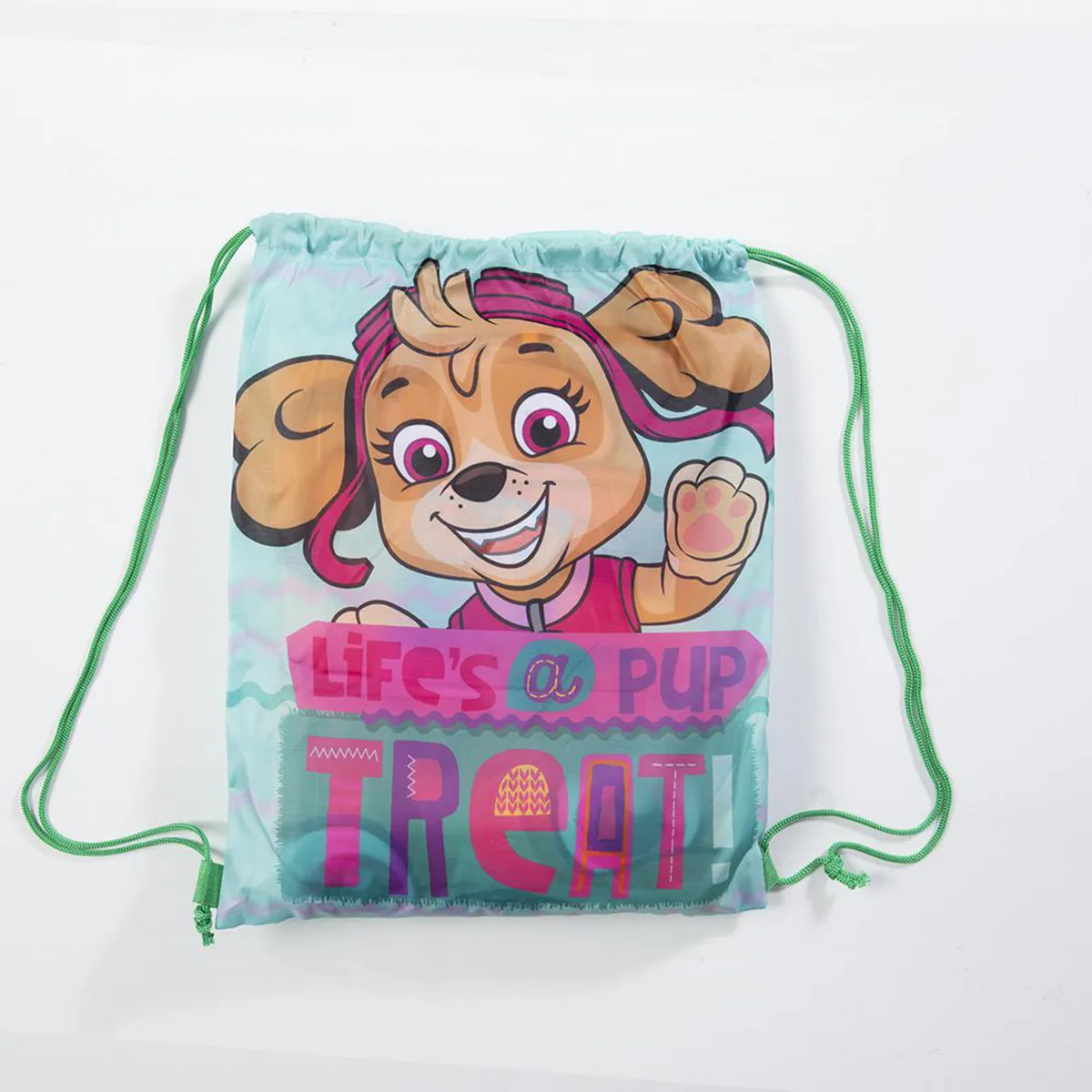 MASHINI - Toalla Playa con Bolso 70x140 cm + 33x42 cm Paw Patrol Treat