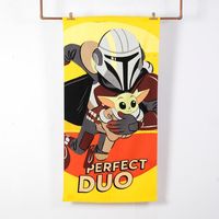 Toalla Playa con Bolso 70x140 cm + 33x42 cm Star Wars Duo