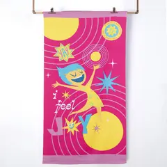 MASHINI - Toalla Playa con Bolso 70x140 cm + 33x42 cm Intensamente Joy