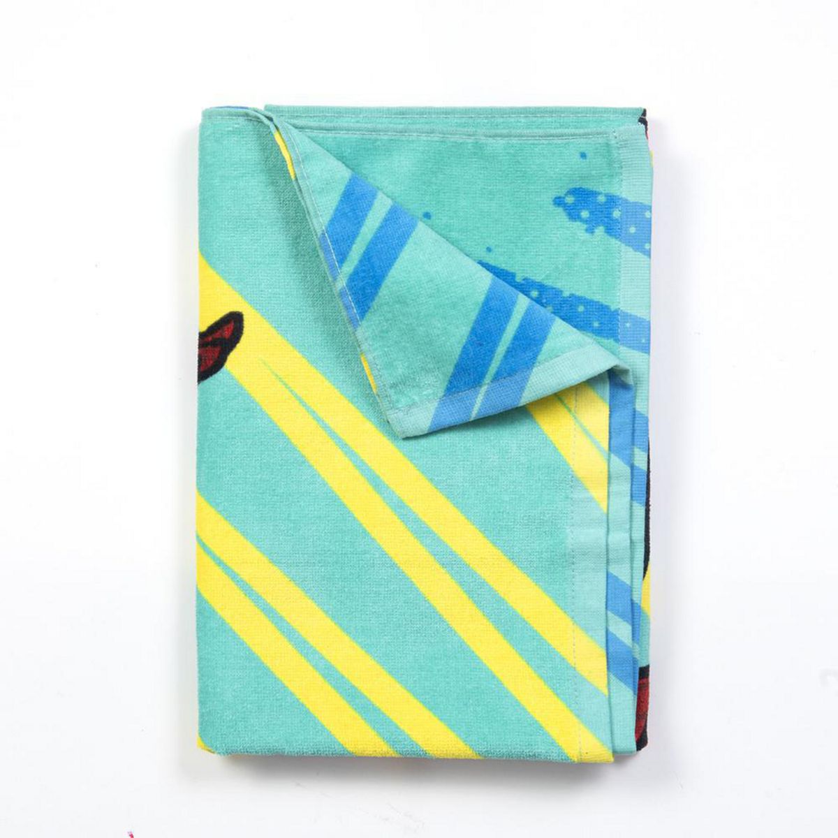 MASHINI - Toalla Playa Spiderman Invertido 300 gr Algodón 70x140 cm Multicolor