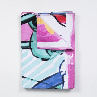 Imagen 2 del producto Toalla Playa Minnie Who 300 gr Algodón 70x140 cm Multicolor