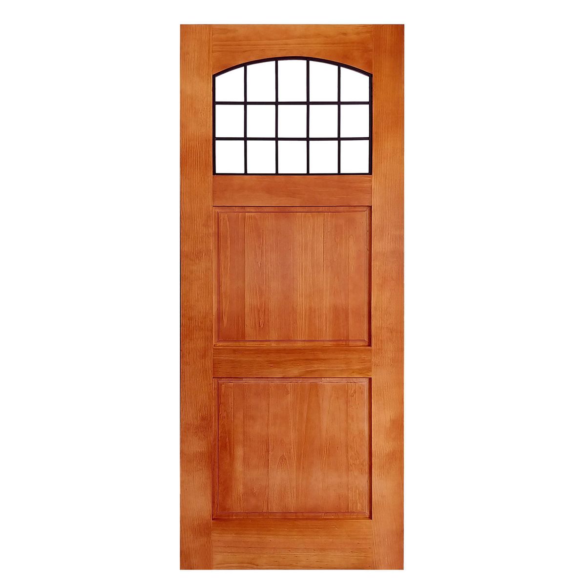 HOLZTEK - Puerta Exterior Madera pino radiata x Mafer Castaño