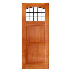 HOLZTEK - Puerta Exterior Madera pino radiata x Mafer Castaño