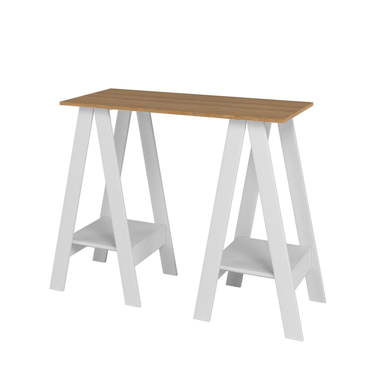 HOGA - Escritorio 2 Nichos Hoga Blanco 90x75x38 cm