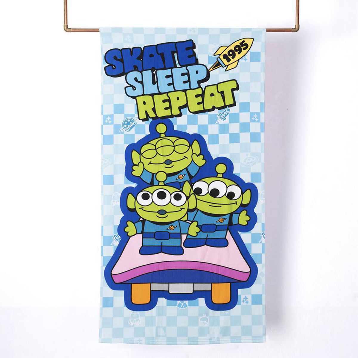 MASHINI - Toalla Playa Toy Story Skate 250 gr Poliéster 70x140 cm Multicolor