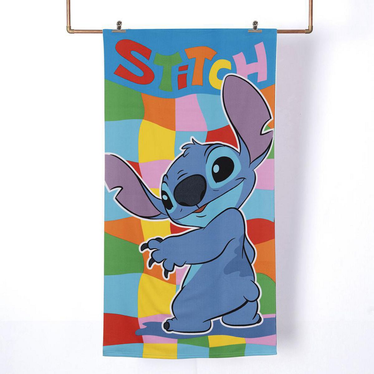 MASHINI - Set Toalla 70x140 cm + Lentes de Agua Stitch Groo