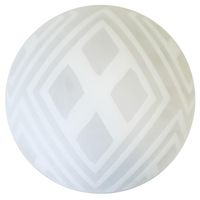 Plafón Vidrio Blanco