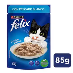 FELIX - Alimento húmedo para Gato Adulto Pescado 0.085 kg
