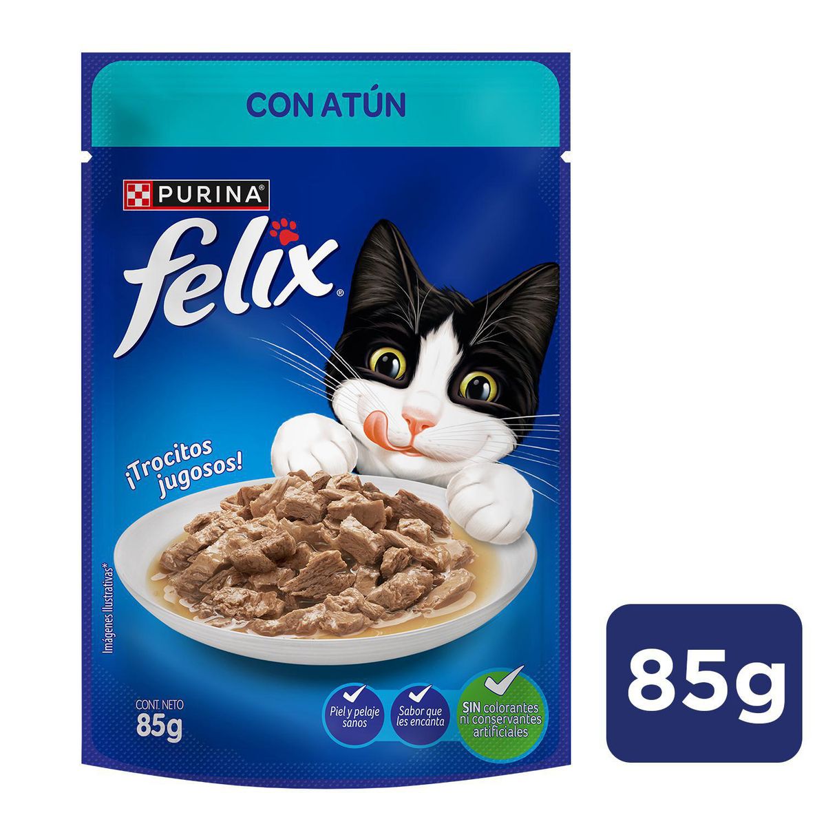 FELIX - Alimento húmedo para Gato Adulto Atún 0.085 kg