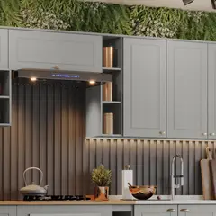 HOME MOBILI - Mueble de cocina modulado americana Aereo gris