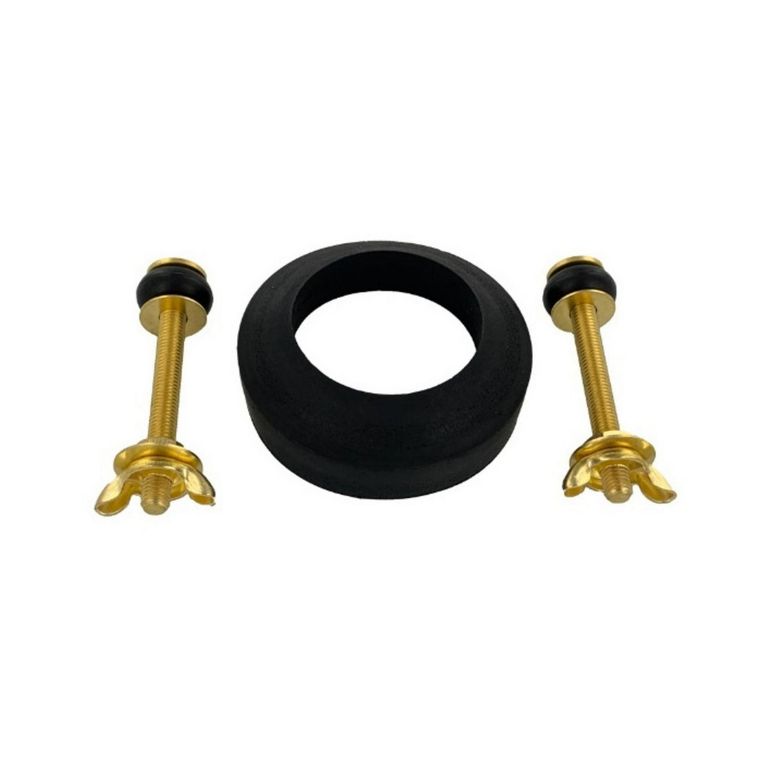 Set de anclaje Estanque/Taza (Pernos de bronce+ Goma de asiento 2")