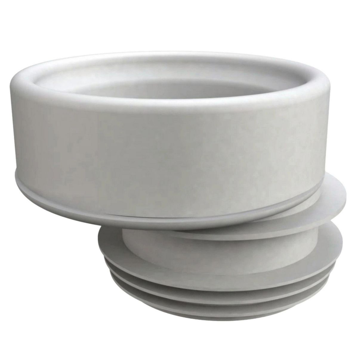 BONOMINI - Adaptador Excéntrico Flexible con desplazamiento de 20mm para WC