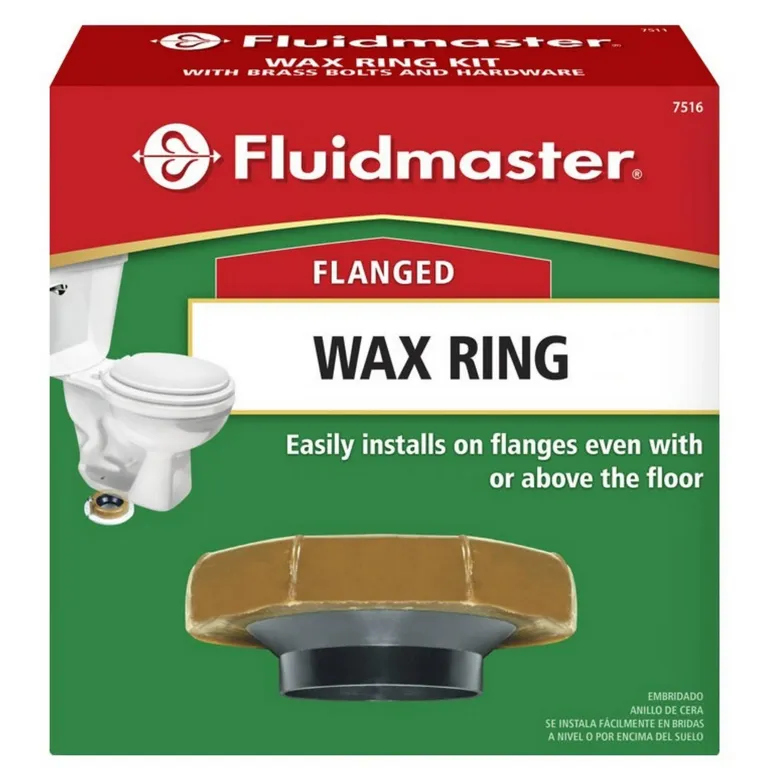 Sello de cera antifuga con flange para taza WC