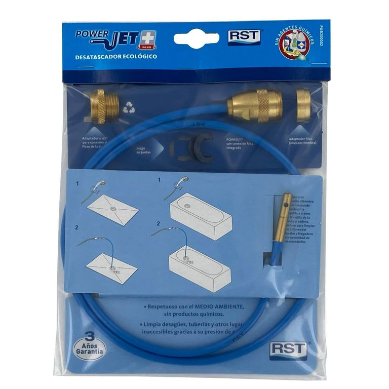 Destapador Ecólogico Power Jet de 1 metros