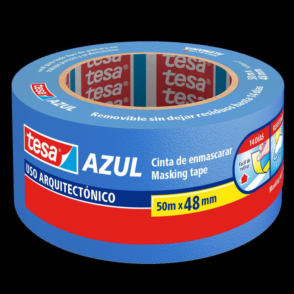 TESA - Cinta de Enmascarar 48 mm 50 metros