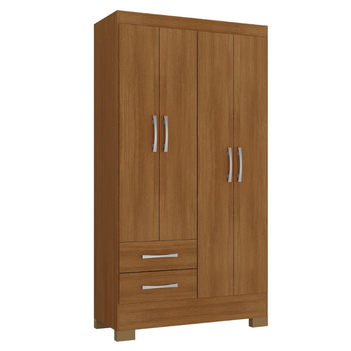 MOBILFRANK - Closet 4 Puerta(s) 2 Cajón(es) 3 Repisa(s) 90.6x180x35 cm 