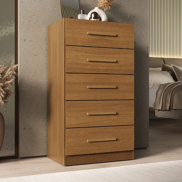 Comoda 5 Cajón(es) CO5CI 46x91x35 cm Canela