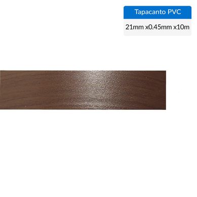 Tapacanto PVC Cerezo 21x0,45 mm 10 m