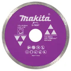MAKITA - Disco Diamantado 4 1/2" Continuo Porcelanato