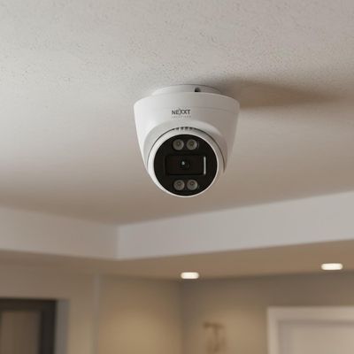 Imagen 2 del producto Cámara de torreta fija para interiores 2K 5MP RJ45