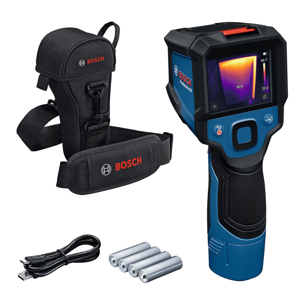 BOSCH - Cámara termográfica inalámbrica Bosch GTC 450-13 + accesorios