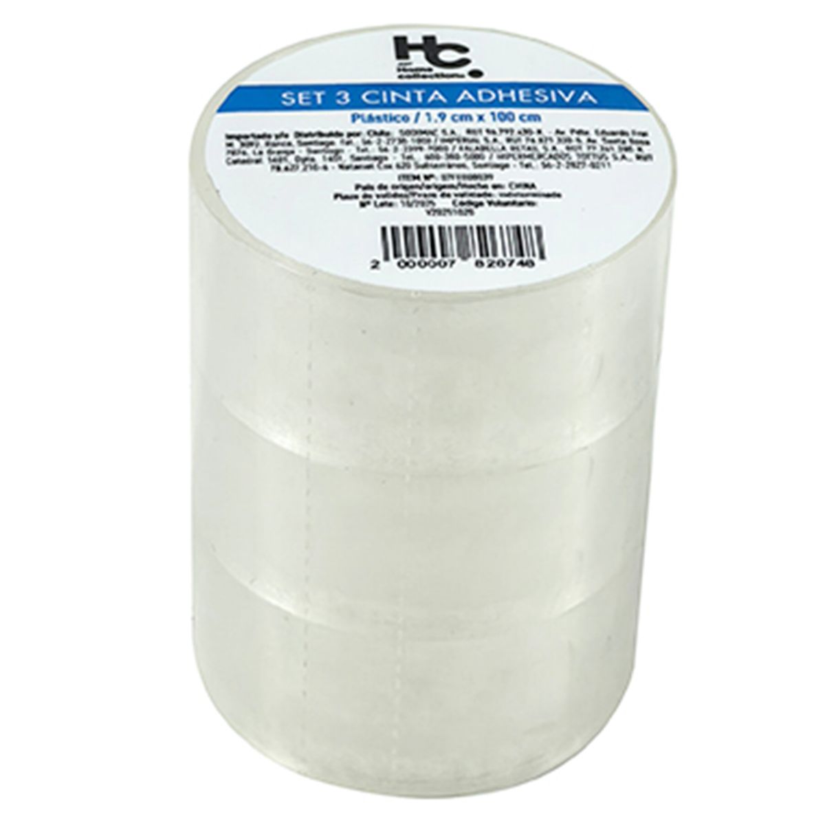 JUST HOME COLLECTION - Set de 3 cintas adhesivas 2026