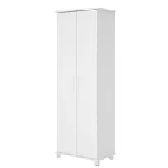 HOGA - Clóset 2 Puerta(s) 9 Repisa(s) 60x172x38 cm Blanco