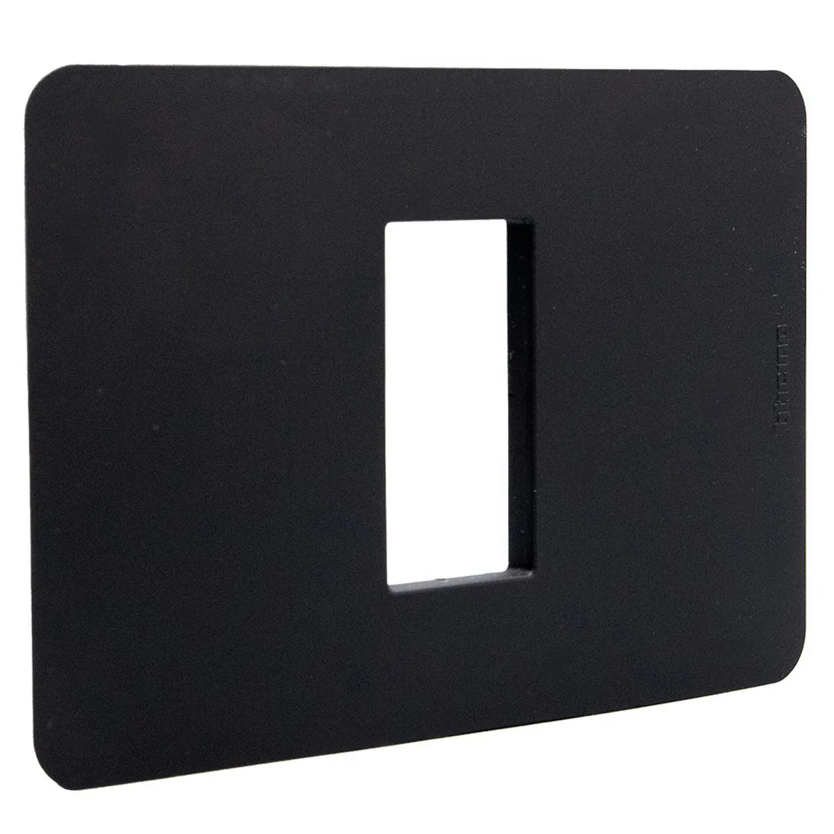BTICINO - Placa Black 1 Puesto Matixgo
