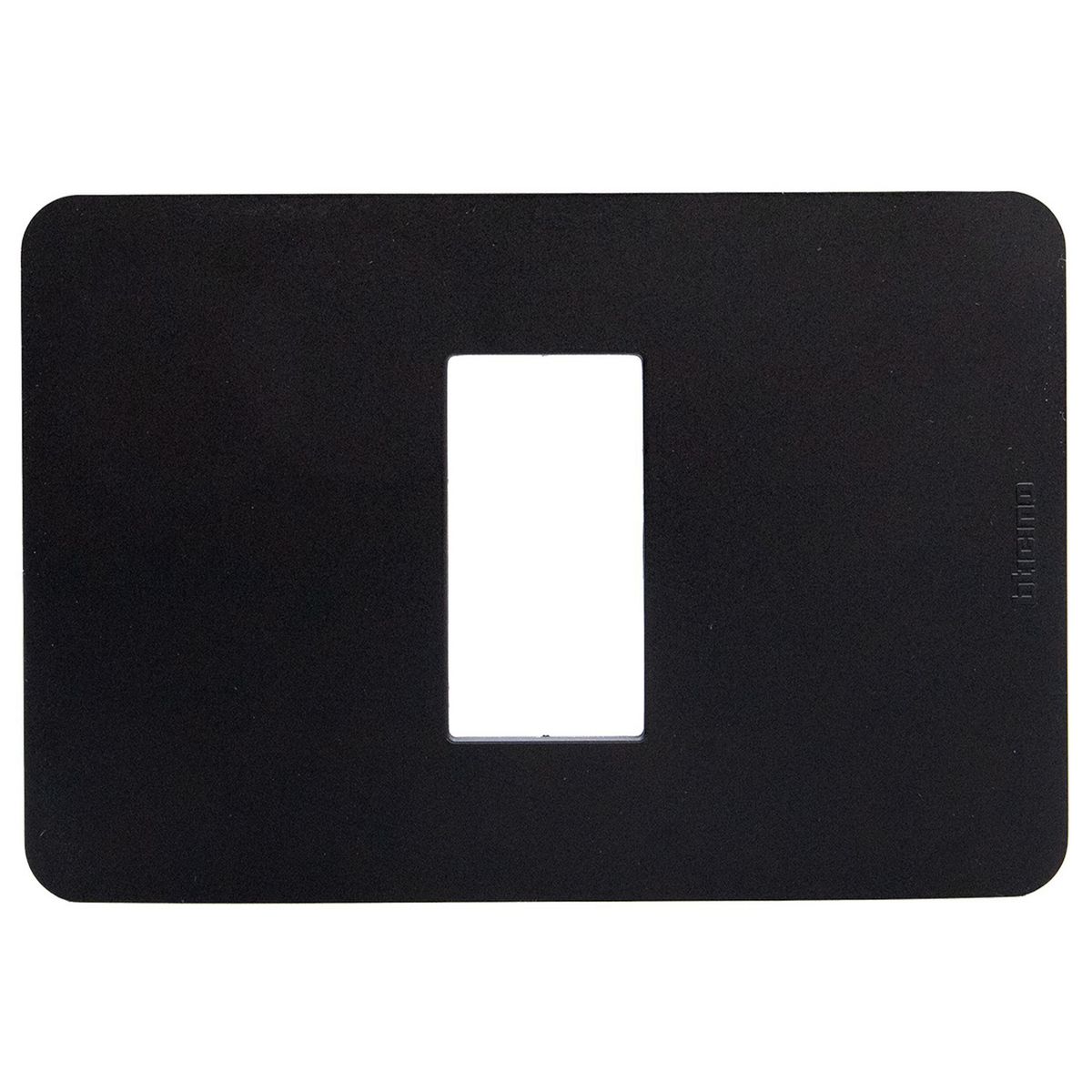 BTICINO - Placa Black 1 Puesto Matixgo