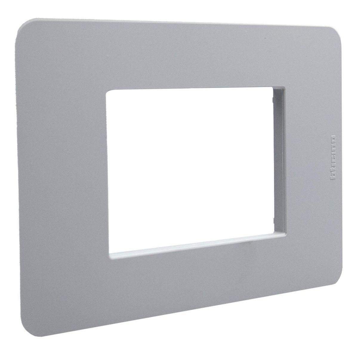 BTICINO - Placa Gris 3 Puestos Matixgo