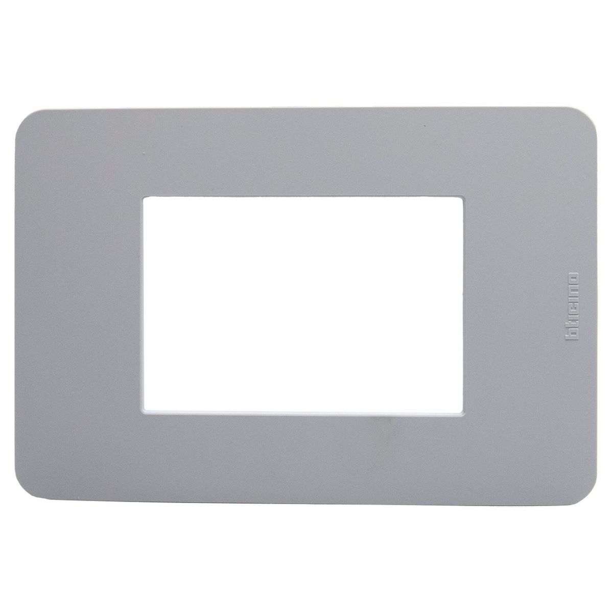 BTICINO - Placa Gris 3 Puestos Matixgo