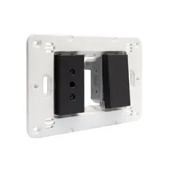 BTICINO - Tomacorriente 10A + 10/16A Black Semi Armado Matixgo