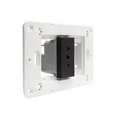 BTICINO - Tomacorriente Simple 10A Black Semi Armado Matixgo