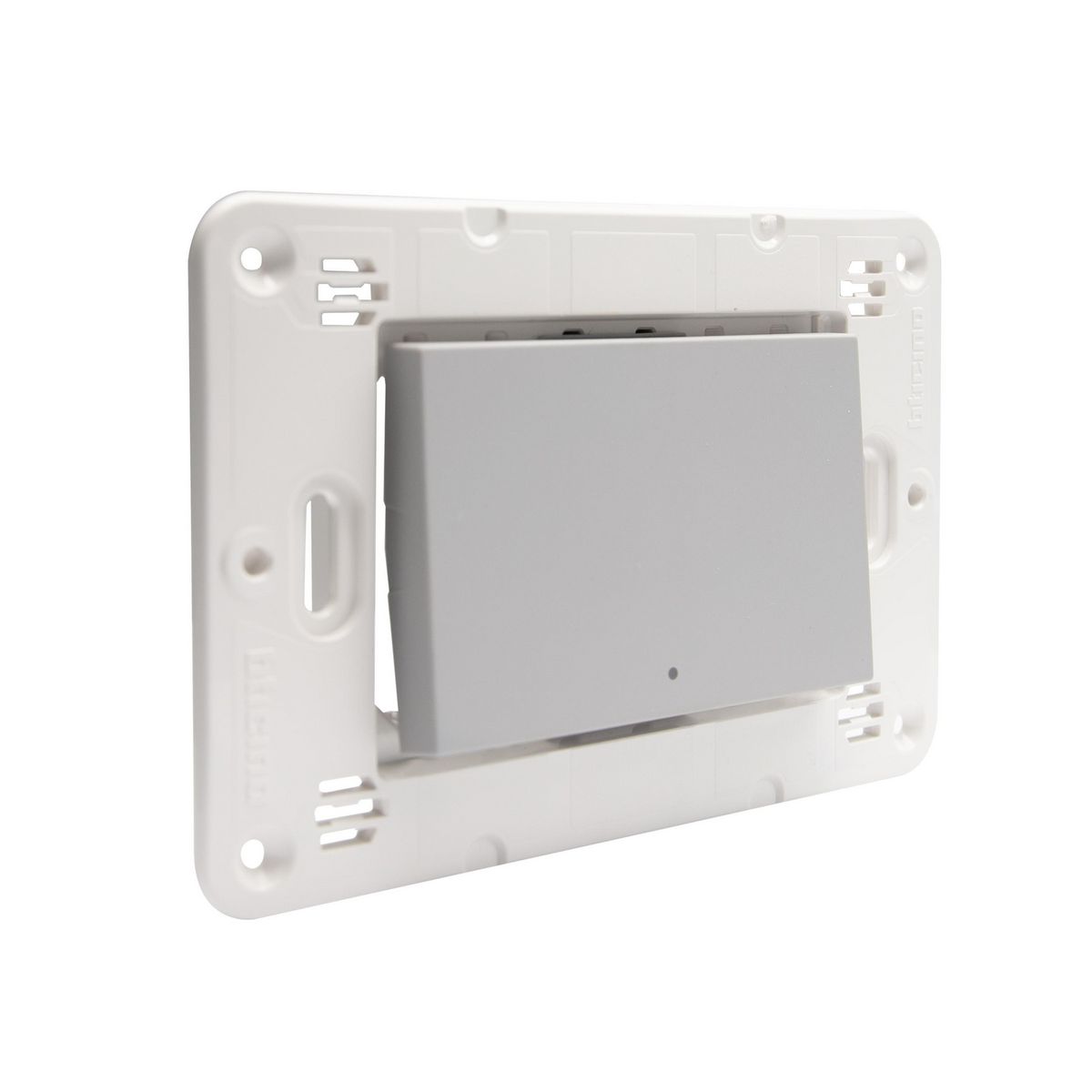 BTICINO - Interruptor Simple 9/12 Teclón Gris Semi Armado Matixgo