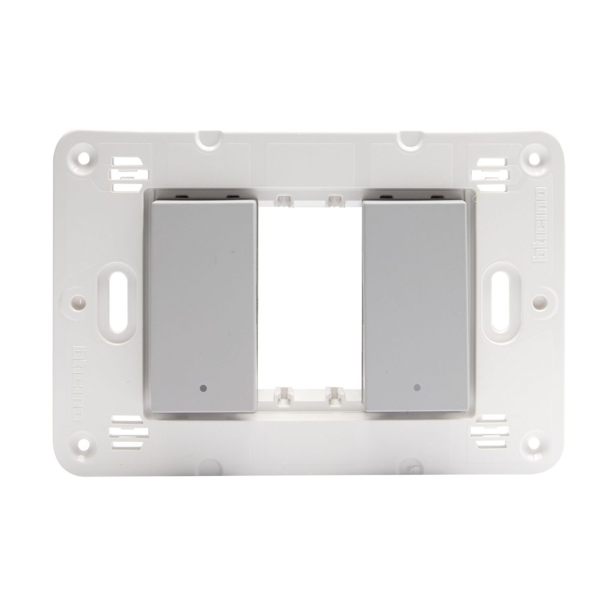 BTICINO - Interruptor 9/12 + 9/24 Gris Semi Armado Matixgo