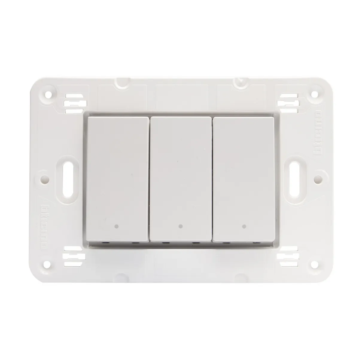 BTICINO - Interruptor Triple 9/32 Blanco Semi Armado Matixgo