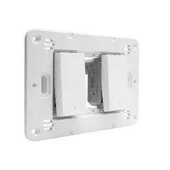 BTICINO - Interruptor Doble 9/15 Blanco Semi Armado Matixgo