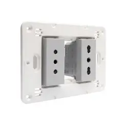 BTICINO - Tomacorriente 10A + 10/16A Gris Semi Armado Matixgo