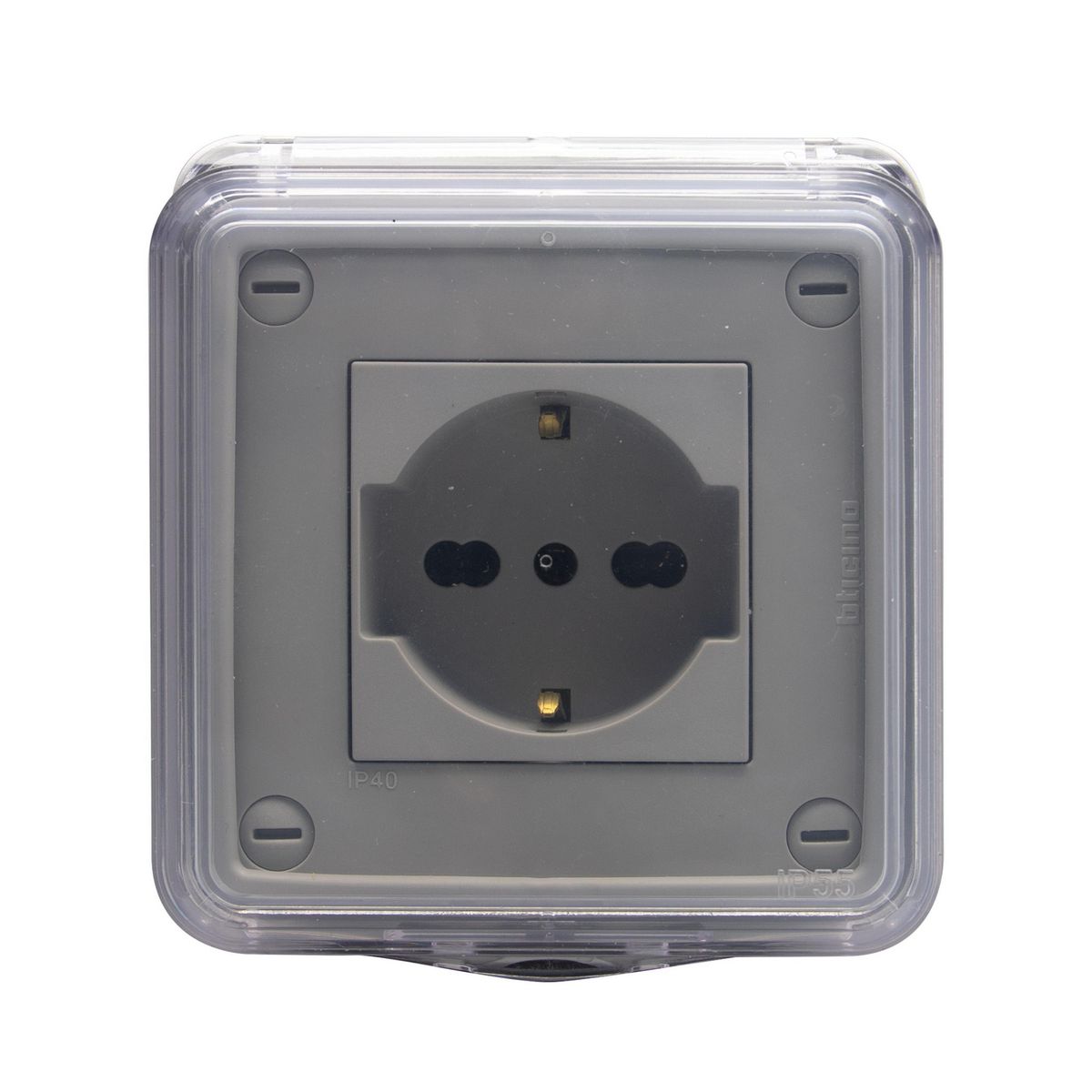 BTICINO - Enchufe Schuko Ip55 Toma Schuko Idroboxgo