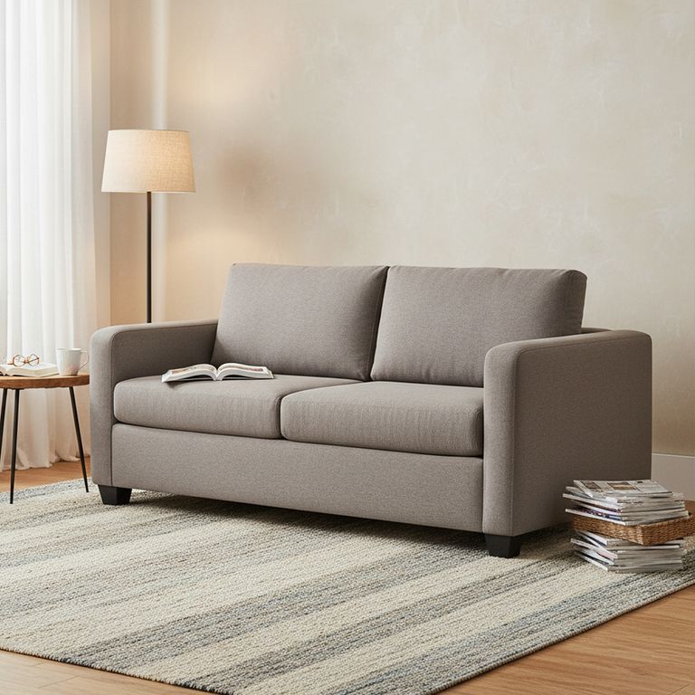 ROSEN Sofá cama 3 cuerpos Murano 180x85x92 cm Gris