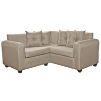 Seccional 3 cuerpos Gramados 160x78x160 cm Beige