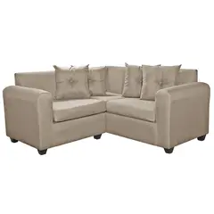 MASEL - Seccional 3 cuerpos Gramados 160x78x160 cm Beige