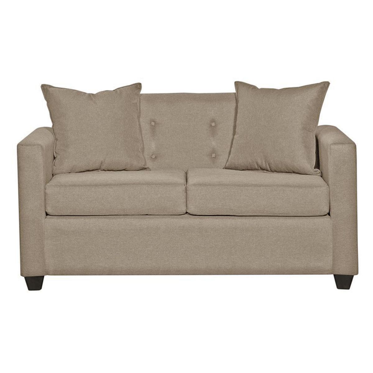 MASEL - Sofá 2 cuerpos Gramados 2C 130x83x70 cm Beige