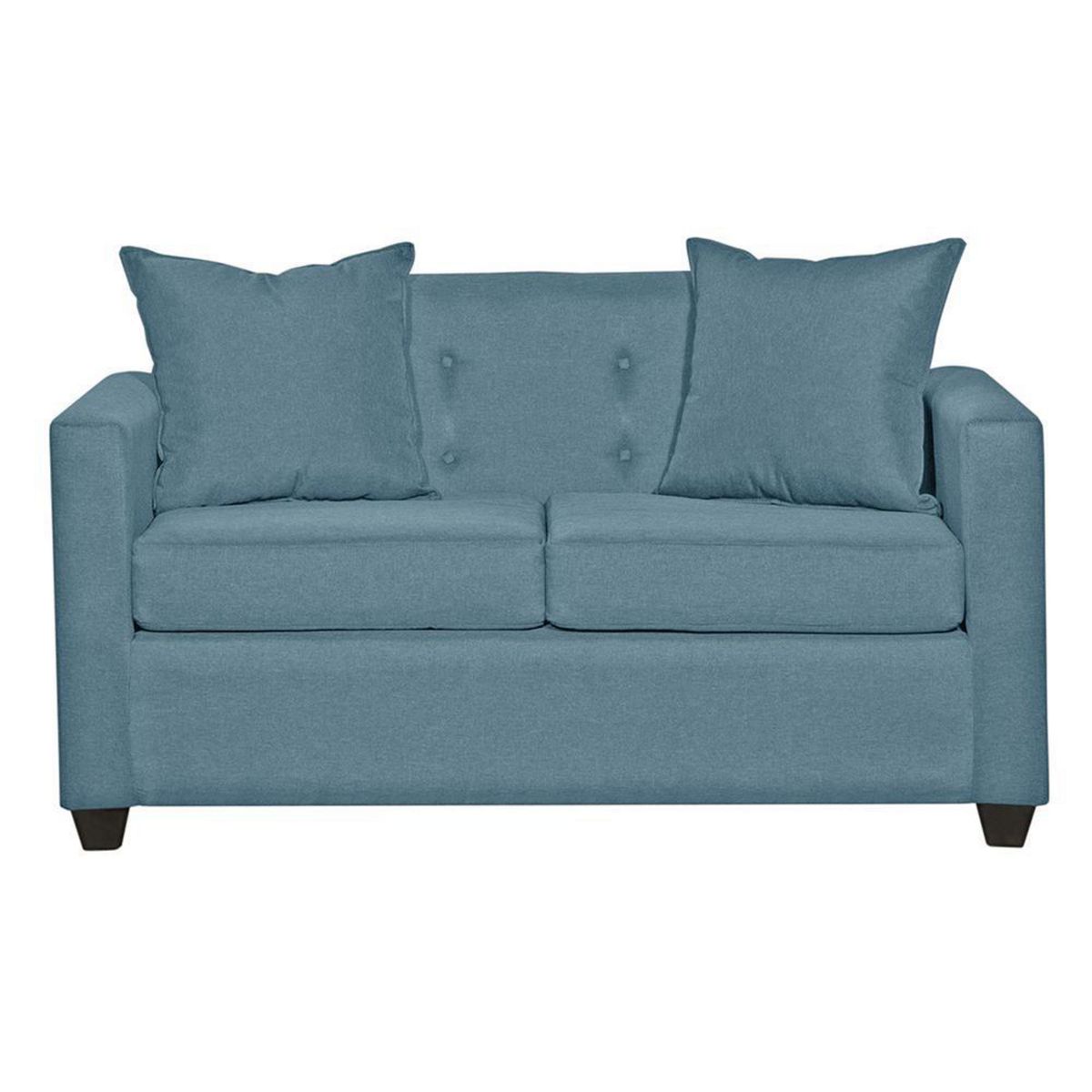 MASEL - Sofá 2 cuerpos Gramados 2C 130x83x70 cm Turquesa