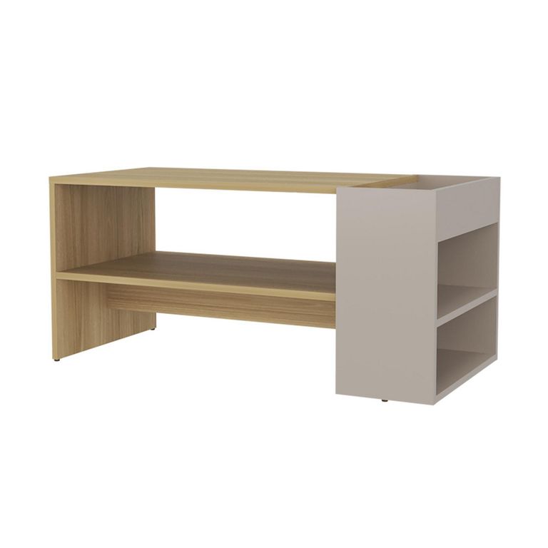TUHOME Mesa de centro Adel Capri Y Fresno Europeo 91x45x42 cm