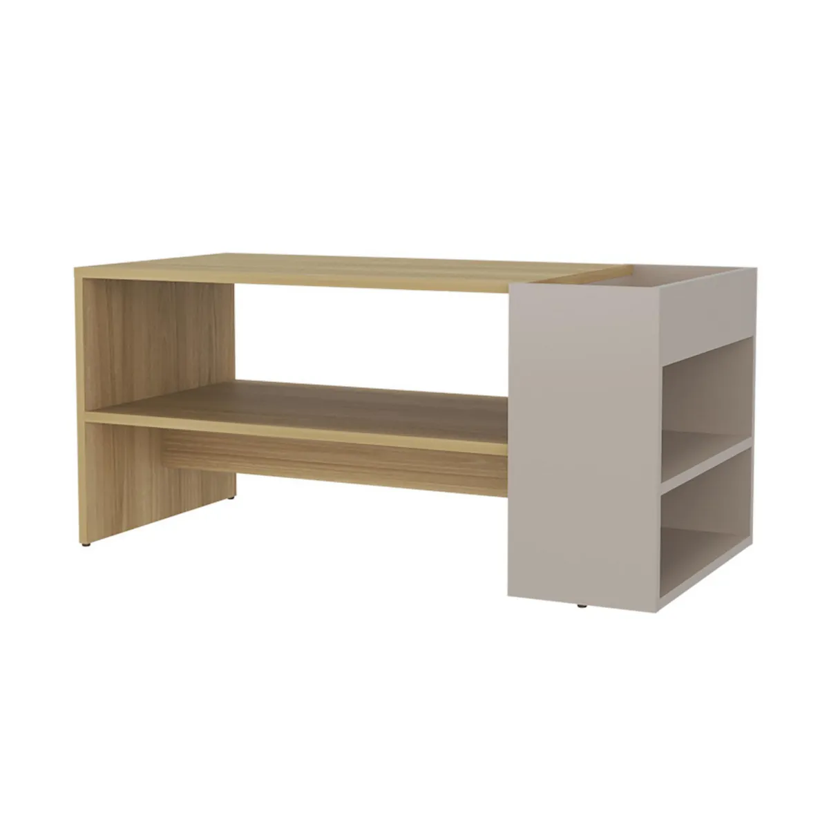 TUHOME - Mesa de centro Adel Capri Y Fresno Europeo 91x45x42 cm