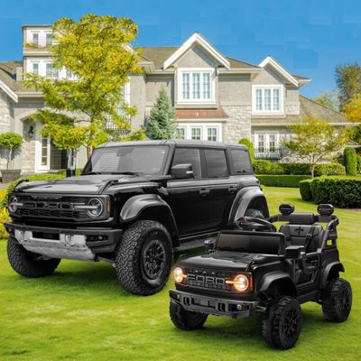 Imagen 2 del producto Camioneta negra Ford Bronco 12V 2Motores