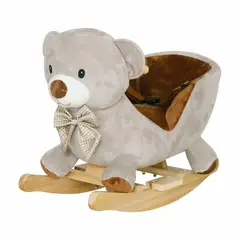 KIDSCOOL - Balancin y mecedor Osito 30x59x68 cm Café claro
