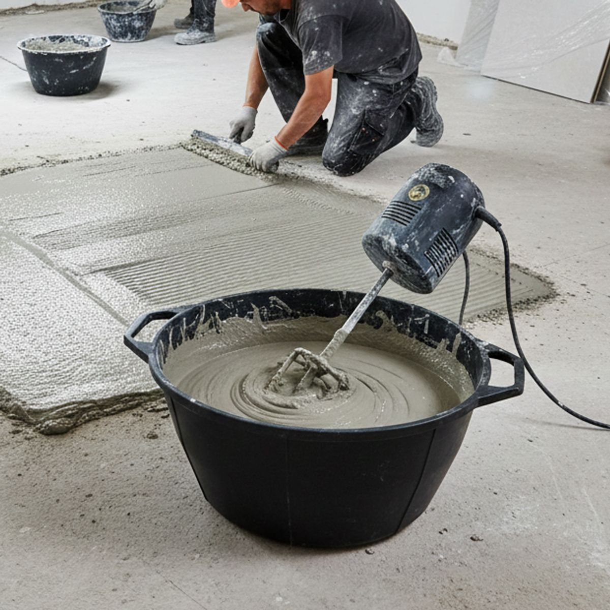 TOPEX - Balde Flexible Para Mezcla Pisos 28 Litros